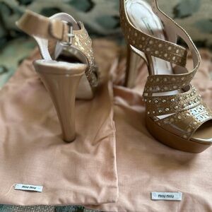 Miu Miu Platform Sandal